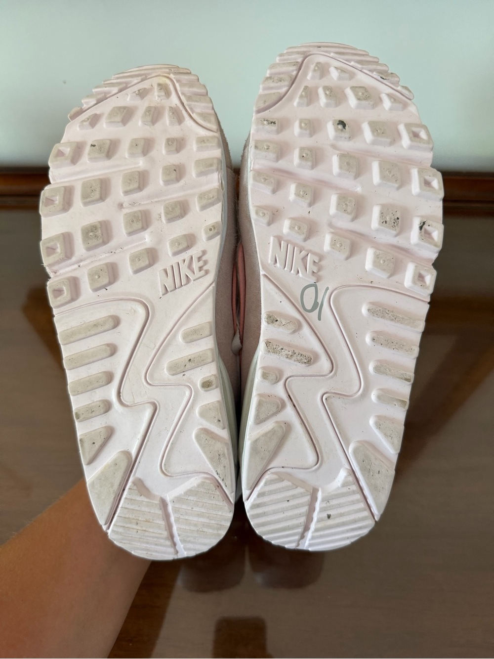 Nike Air Max 90 Futura DM9922-104 Women’s Size 7.5 Summit White Pink Sneakers - Picture 8 of 8